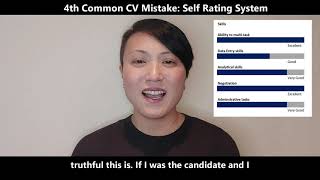 13 Common CV Mistakes: Mistake 4 Self Rating System