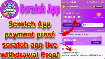 scratch card app payment proof | lucky scratch card app | scratch app payment proof