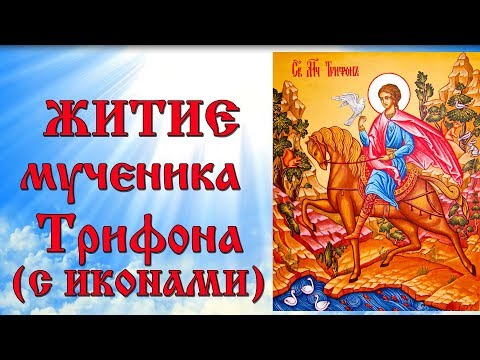 14 февраля Житие мученика Трифона (аудиокнига с иконами)