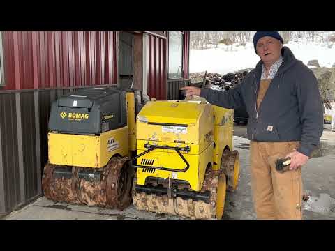MQ RAMMAX 1510-CL Trench Roller Compactor & Bomag BMP8500 Vibratory Trench Compactor FOR SALE