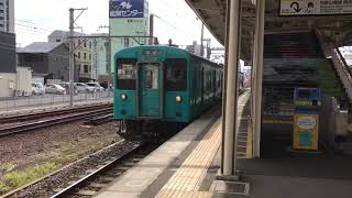 ｜JR西日本｜ 105系SW003編成  普通  和歌山市行き  和歌山駅到着