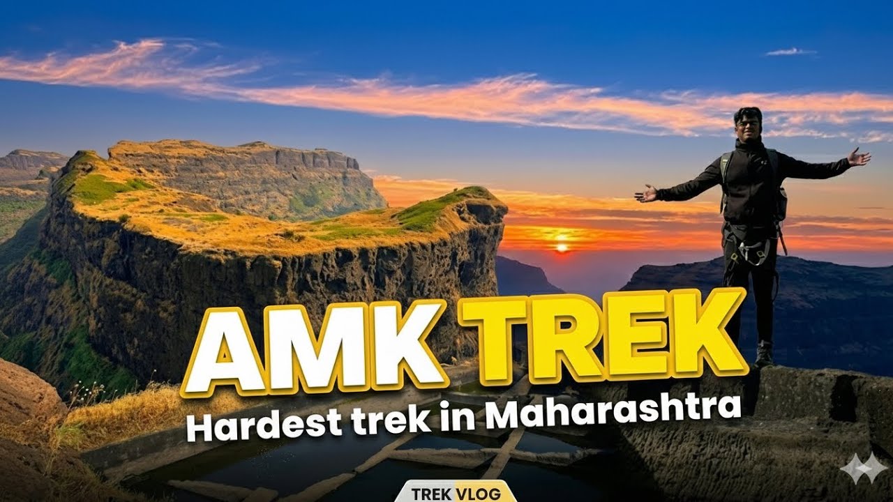AMK trek, Hardest trek in Maharashtra. Alang Madan Kulang trek. #trekking #maharashtra 