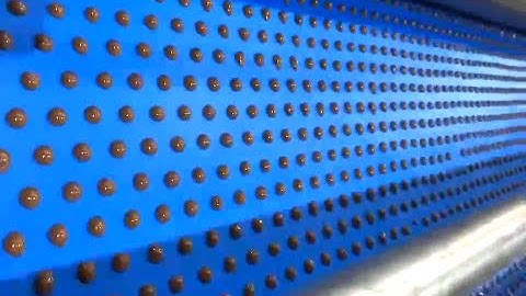 Chocolate drops depositing line / Rotary chocolate chips depositor