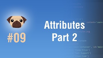 Learn Pugjs in Arabic #09 - Attributes Part 2