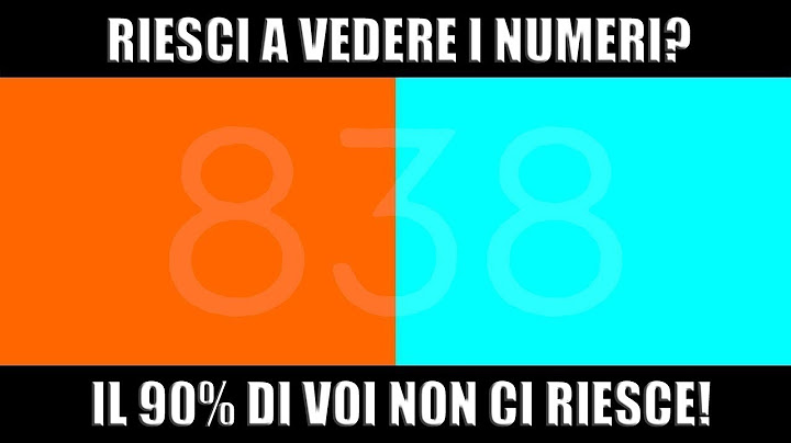 CI VEDONO BENE I TUOI OCCHI? (Test della Vista)