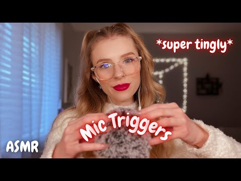 ASMR | MIC TRIGGERS (mic swirling, scratching, brushing, gripping) *relax and unwind*