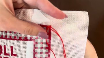 Basic Needlepoint Stitches: Continental Stitch