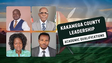 Kakamega County Leadership 2025 |Governor, Senator, Women Rep,MPs, Parties & Academic Qualifications