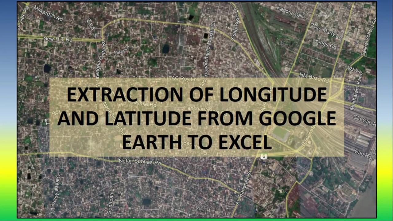 HOW TO EXTRACT OF GEOGRAPHIC COORDINATE FROM GOOGLE EARTH? - YouTube
