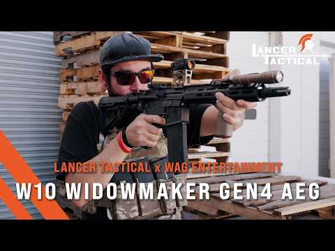 WAG’S FIRST AIRSOFT GUN?! - W10 Widowmaker Gen 4 AEG WAG Edition by Lancer Tactical