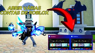 Como Abrir VÁRIAS Contas do Roblox AO MESMO TEMPO! 🖥️🧩