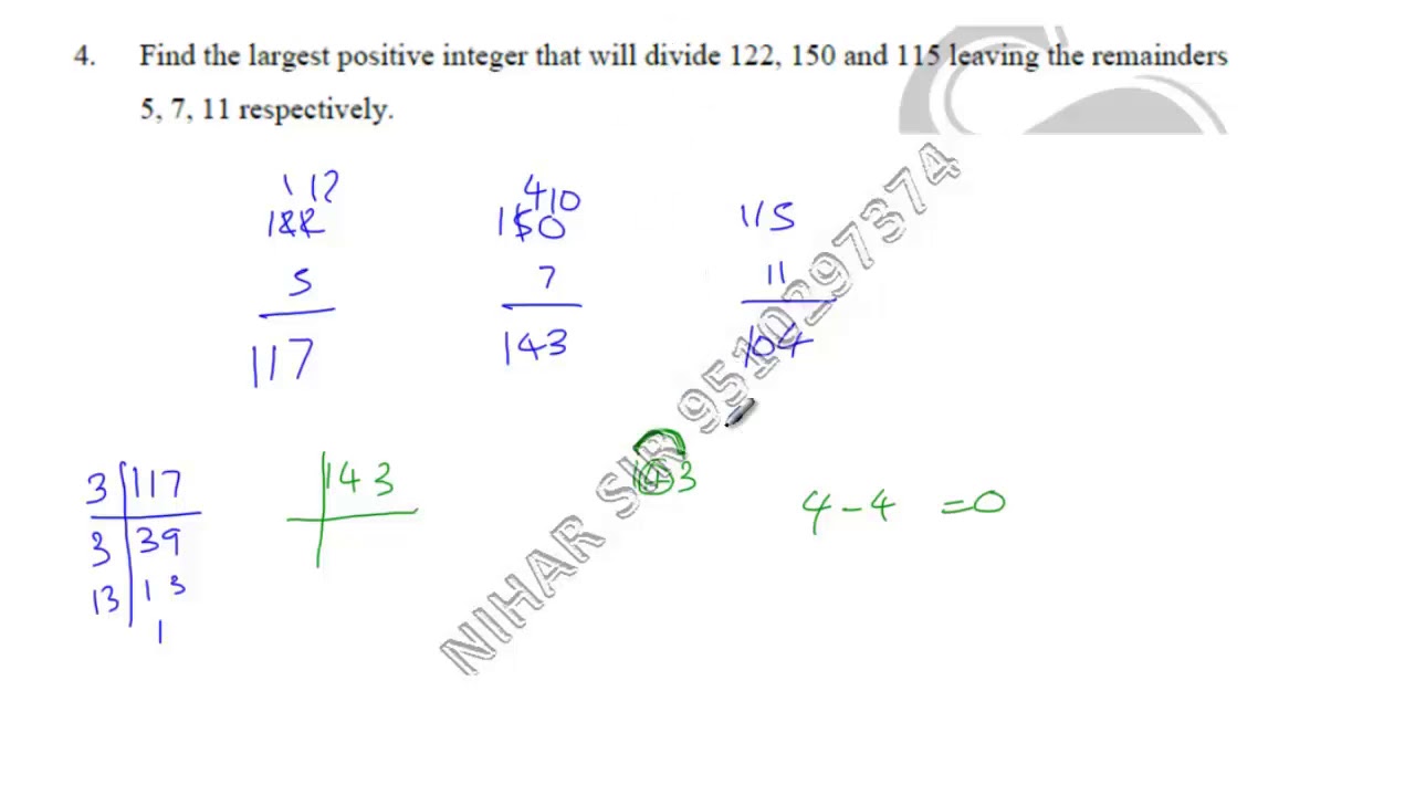 find-the-largest-positive-integer-that-will-divide-122-150-and-115