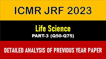 ICMR JRF 2022 GENERAL APTITUDE PART-2 | PREVIOUS YEAR QUESTIONS WITH SOLUTION