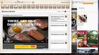 Computer Cuisine Deluxe 9.0 – How to Add Recipe Video Links to your Recipes screenshot 2