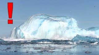 MASSIVE ICEBERG COLLAPSES  caught on video