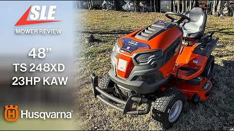 Review of Husqvarna TS 248XD 48" Lawn Tractor 23HP KAW