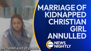 Marriage of Kidnapped Christian Girl Who Was Forced to Convert to Islam Annulled | EWTN News Nightly