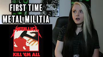 FIRST TIME listening to METALLICA - "Metal Militia" REACTION