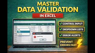 Master Data Validation in Excel (Beginner to Advanced)