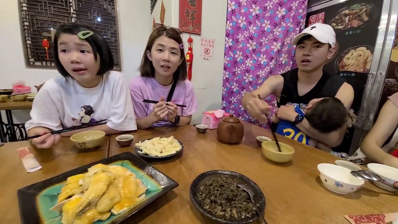 吃了1200元..這梅干扣肉跟薑絲炒大腸太好吃了吧｜南庄老金龍飯店