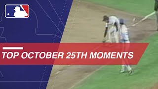 Look back at MLB's notable moments from Oct. 25