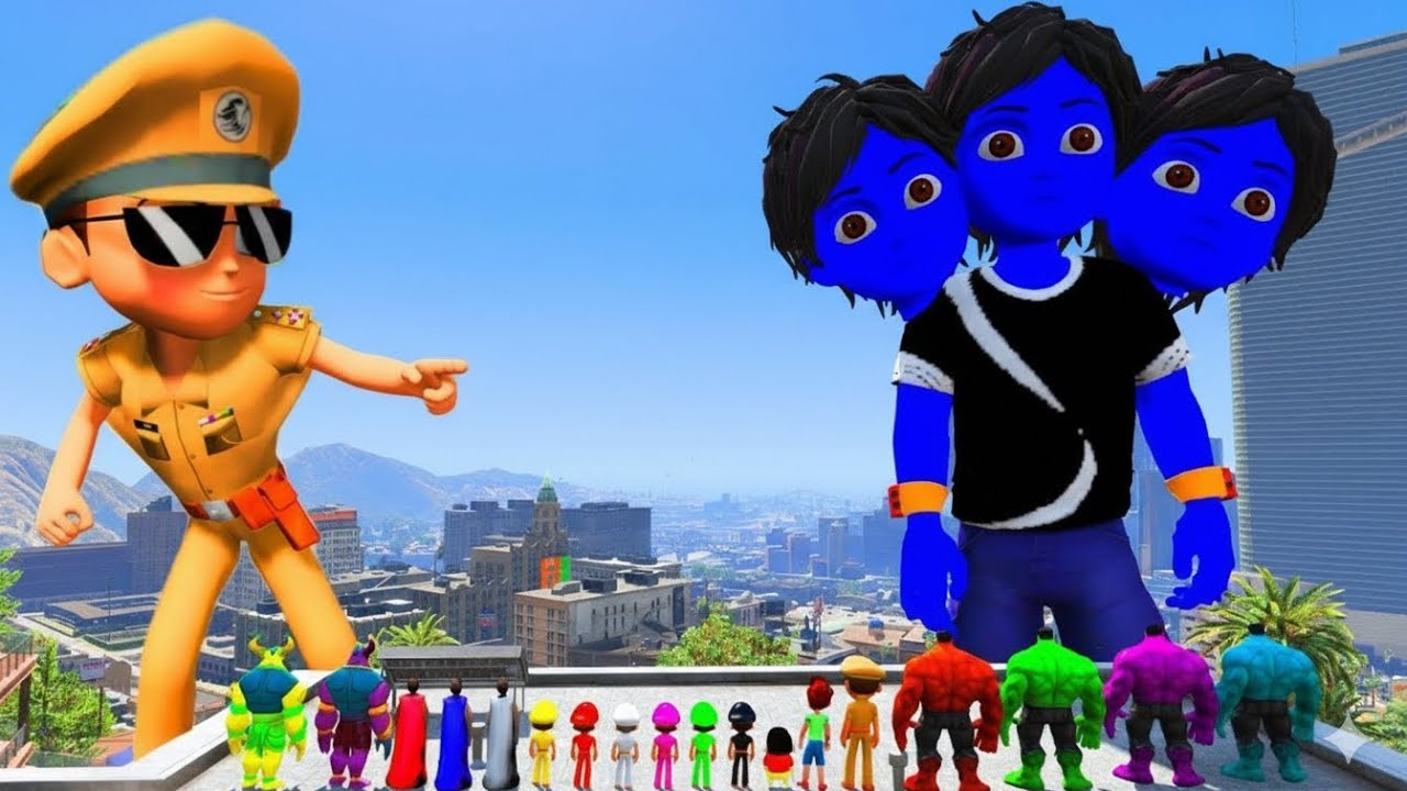 LITTLE SINGHAM WITH SHIVA KICKO SHINCHAN FOUND BIGGEST EVER KICKO IN GTA 5 #96