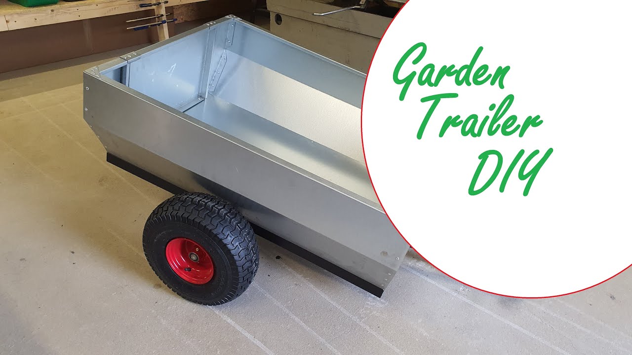 Garden trailer build (Part 2 of 2) YouTube
