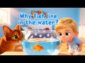 Why fish live in the water | Simple Explanation | Kids Videos | Kids questions| Leo &amp; Teo Know Why
