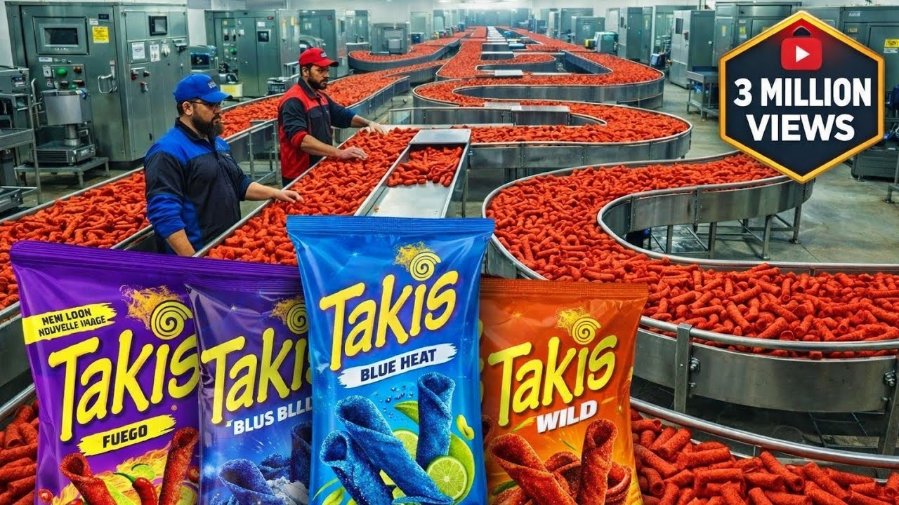 Takis Samplinng How Takis Are REALLY Made In Factory (Takis Full Factory Process) # ...