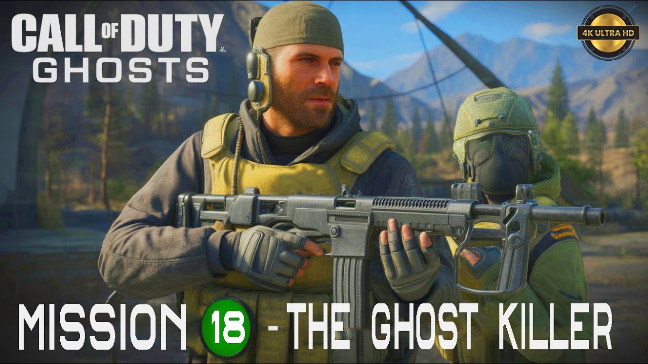 CALL OF DUTY GHOSTS Gameplay Walkthrough [Mission 18] The Ghost Killer [4K 60FPS PS5] No Commentary