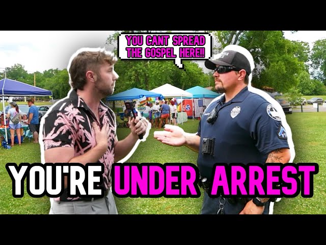 Arrested at a Pride Festival...? class=