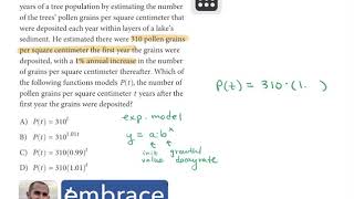 Embrace Tutoring SAT Practice Test 10 Math Calc #26