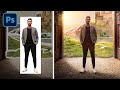 Simple Photo Manipulation | Photoshop Timelapse