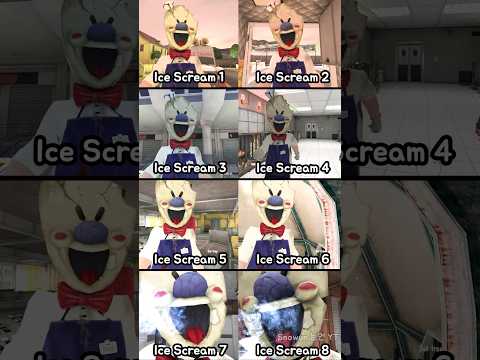 Ice Scream 1 2 3 4 5 6 7 8 Jumpscare Battle Shorts 