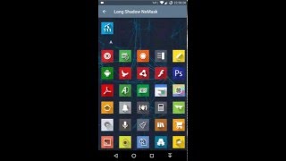 How to choose custom LongShadow Icon in Nova Launcher screenshot 4