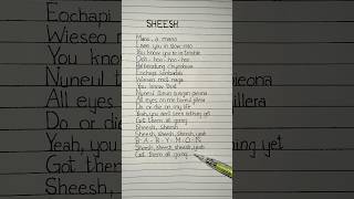 sheesh babymonster lyrics english #sheesh #babymonster