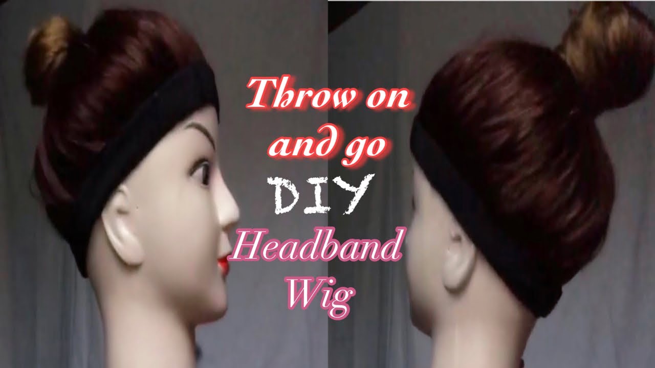 DIY Headband Wig | Throw 0n and go