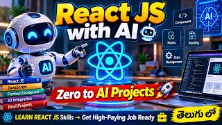 React JS | Complete Beginner Guide to React with AI | React JS with AI Jobs | Naresh IT