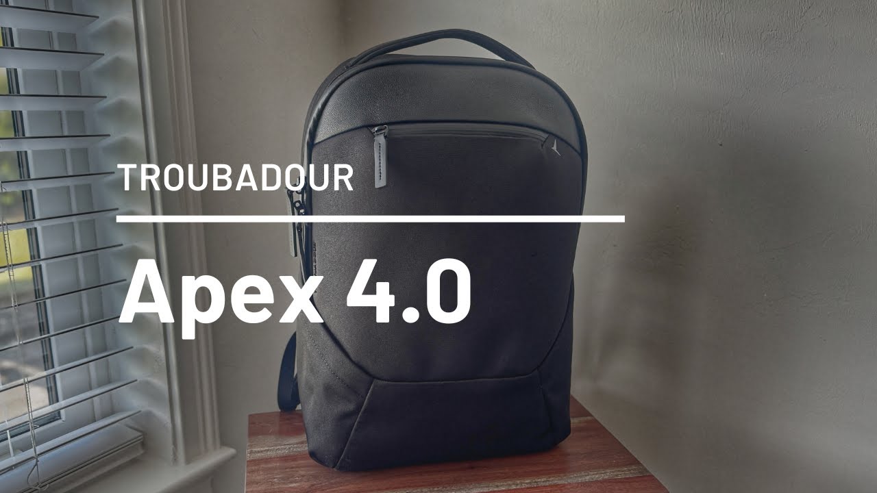 Обзор рюкзака Troubadour Apex 4.0 — минималистичный рюкзак для ноутбука на работу!