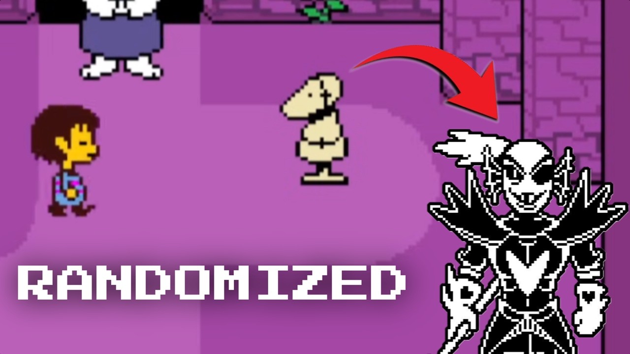 Undertale, но враги выбираются случайным образом.