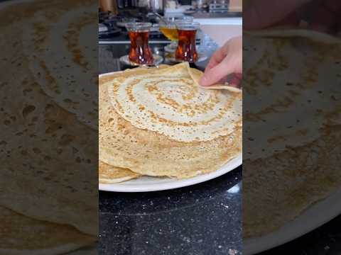 Доброе утро друзья ❤️ Сегодня я к вам с блинами 🥞 #Krep (Akıtma,Cızlak) Tarifi