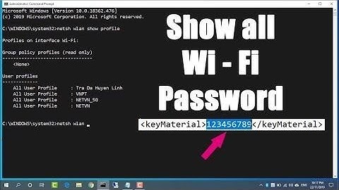 CMD : Find all Wi-Fi passwords with only 1 command | Windows 10/8.1/8/7 In Tamil