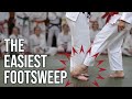 This might be the easiest footsweep you ever learn - De Ashi Harai // Advancing Footsweep (出足払)