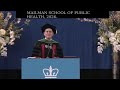 Columbia University Mailman School of Public Health Class Day 2026
