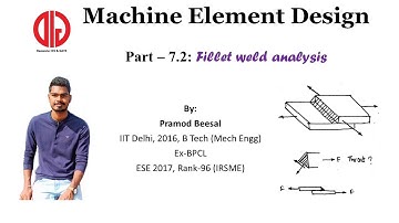 MD Part 7_2 | Fillet Welding Analysis and Problems