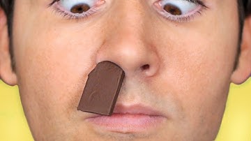 CHOCOLATE STUCK IN NOSE!