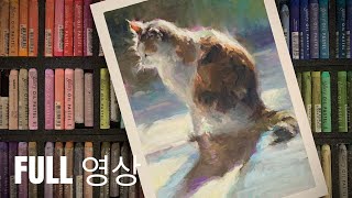 Oil Pastel / The Sun and the Cat (FULL video)