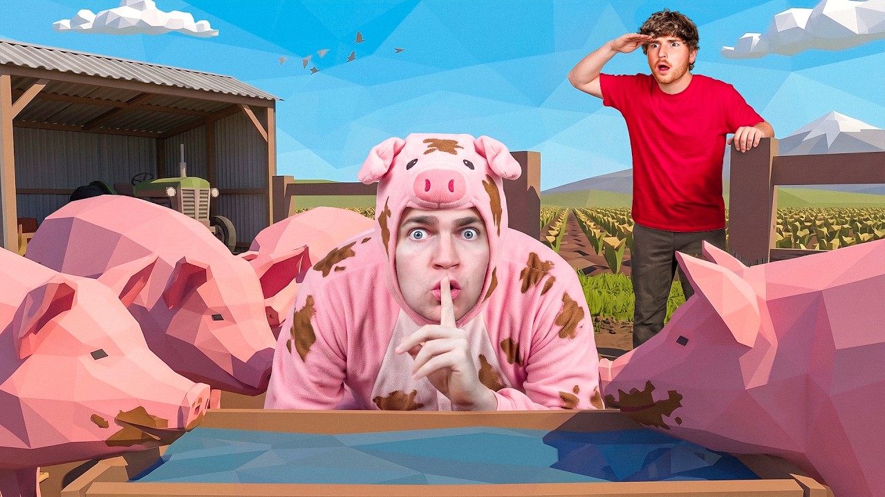 I Became A Farm Animal To HIDE From CAYLUS!