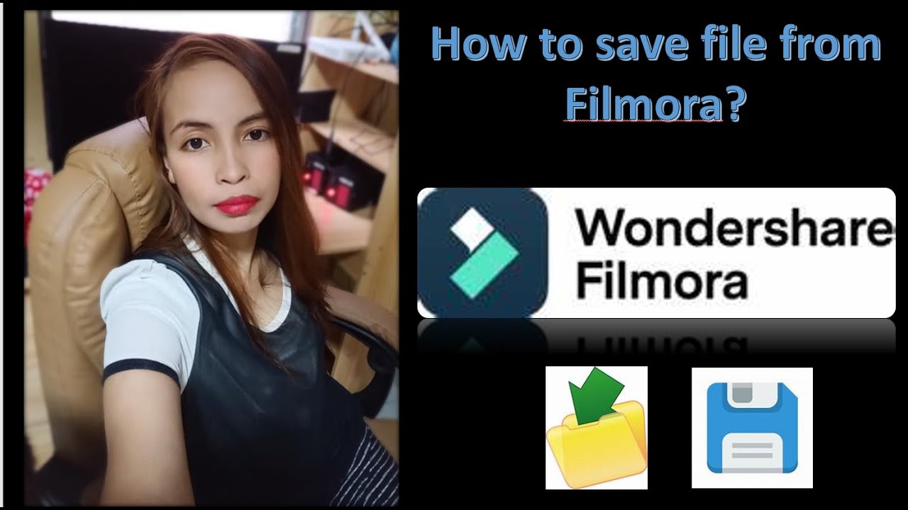 How to export or save file in Filmora?