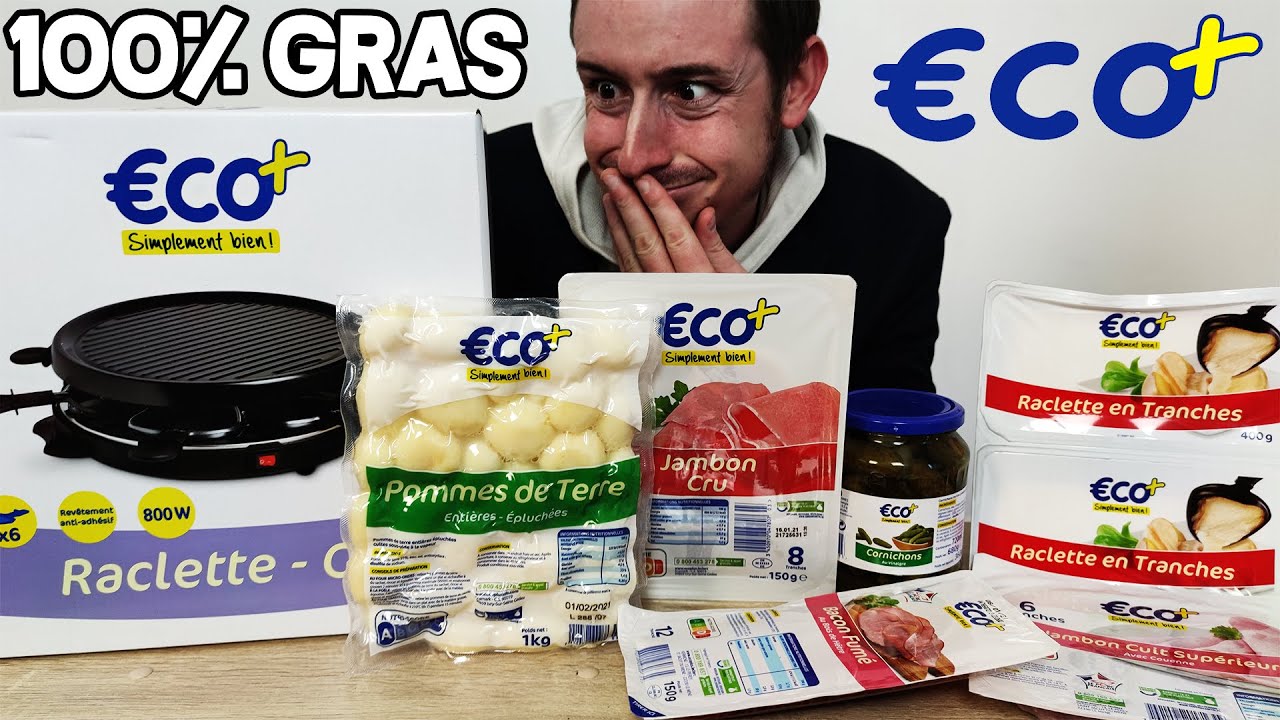 Je fais une RACLETTE 100% ECO+ ! (dégustation hardcore⚠️)